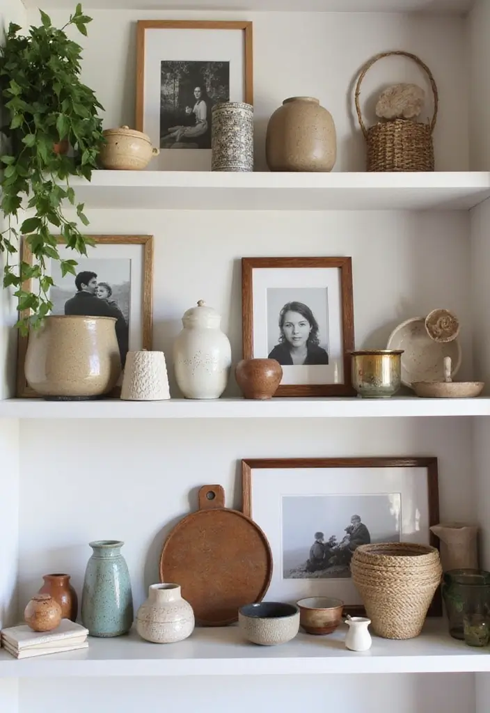 meaningful decor in wabi sabi apartment