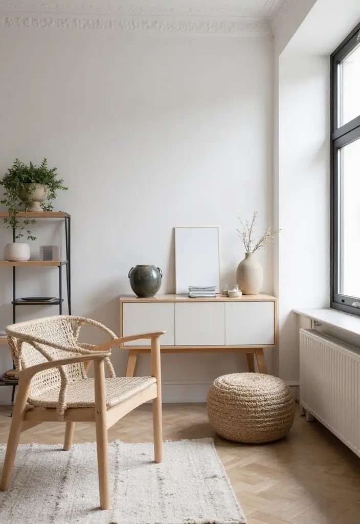 minimalist furniture clean cozy layout