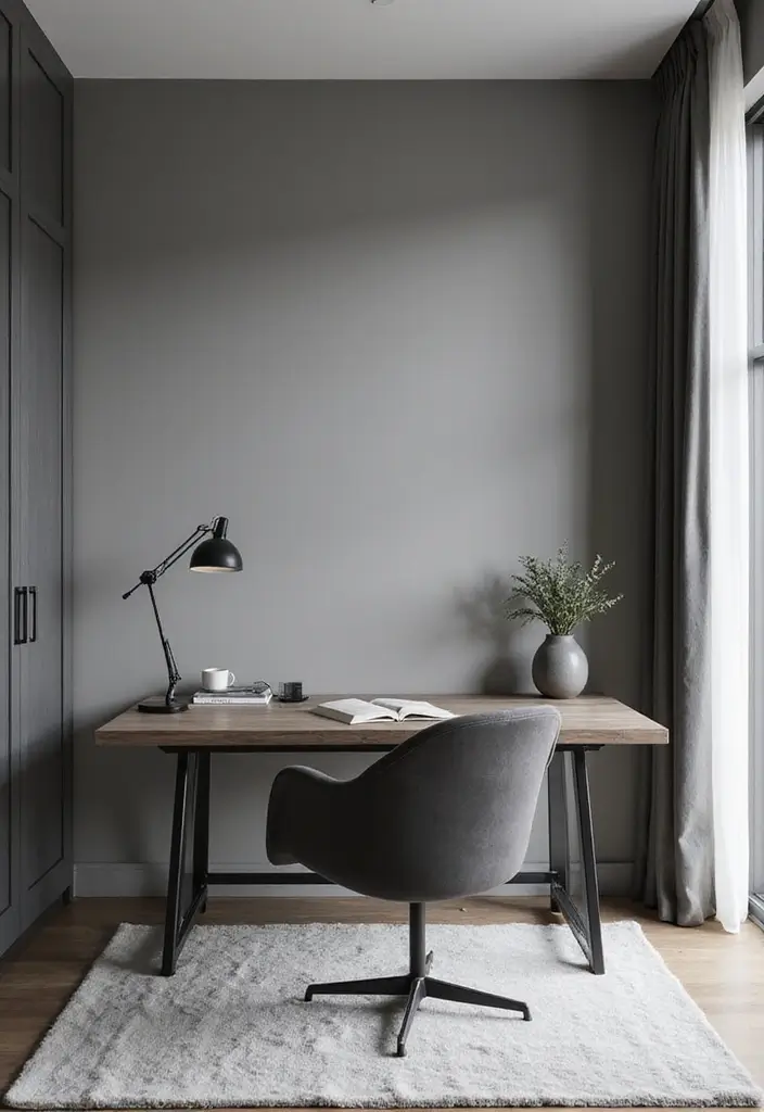 monochromatic office color scheme design