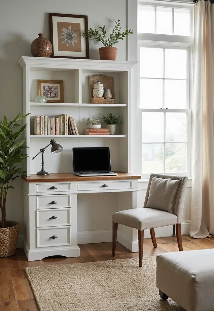 multi functional furniture farmhouse office efficiency
