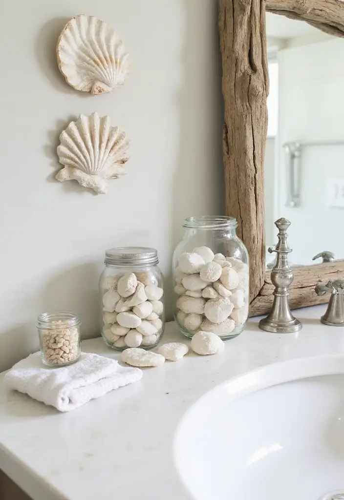nautical coastal bathroom decor accents