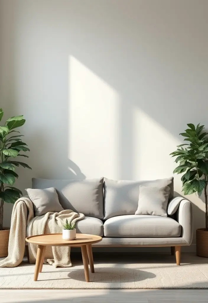 neutral color palette minimal apartment