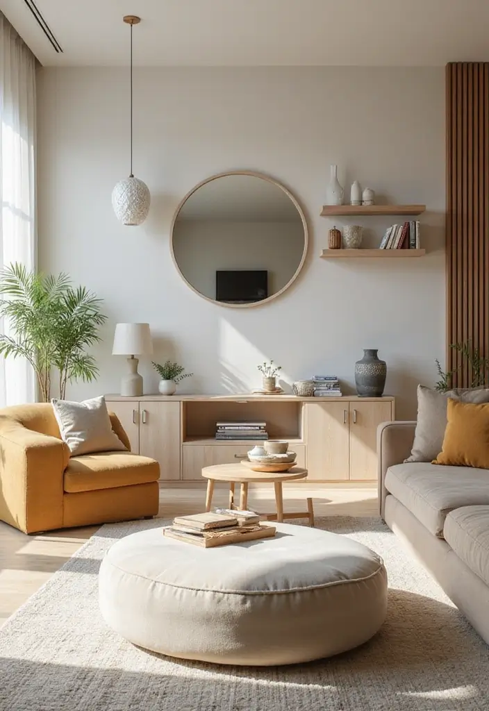 open layout makes small space airy