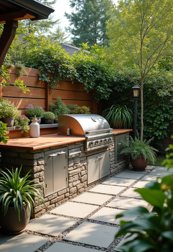 outdoor kitchen storage inspiration summary