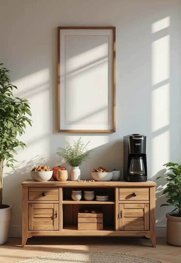 refreshment station adds comfort farmhouse office