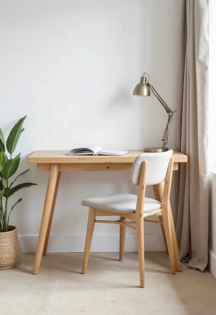 scandinavian inspired desk chair