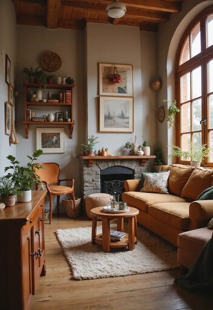 seasonal vintage apartment decor ideas