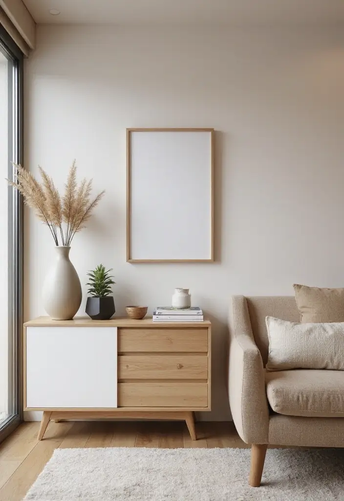 simple lines create calm spacious feel