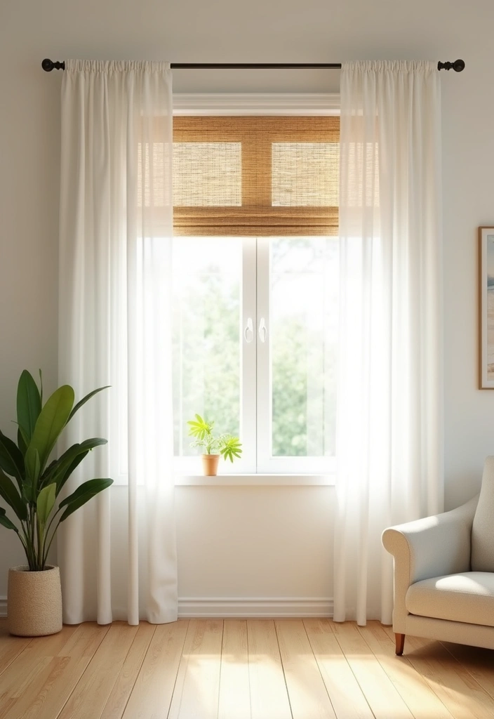simple window treatments minimal look