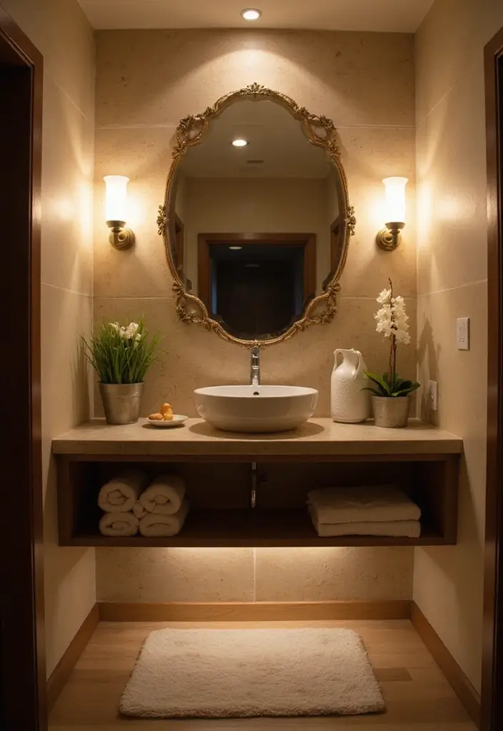 smart lighting ideas for small bathrooms