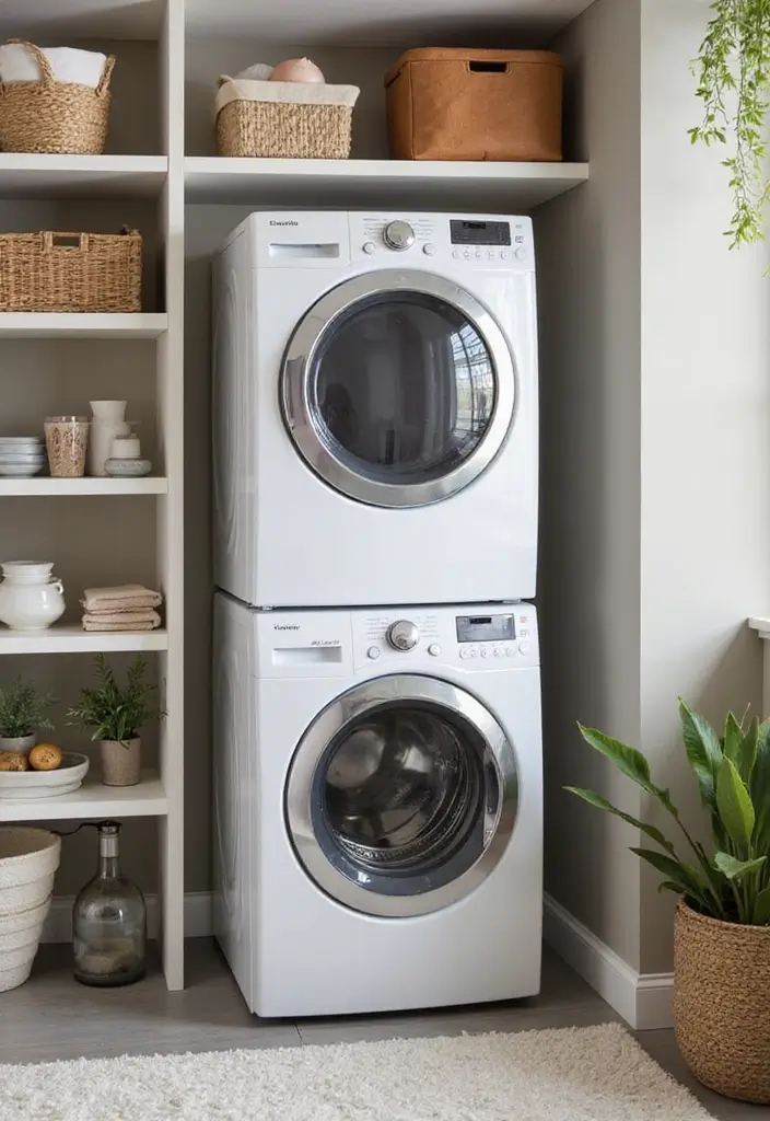 space saving laundry appliances basement