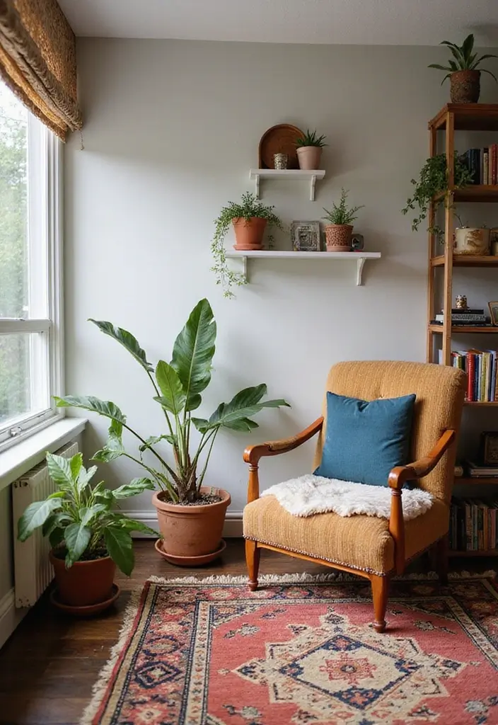 thrift store decor for college apartment