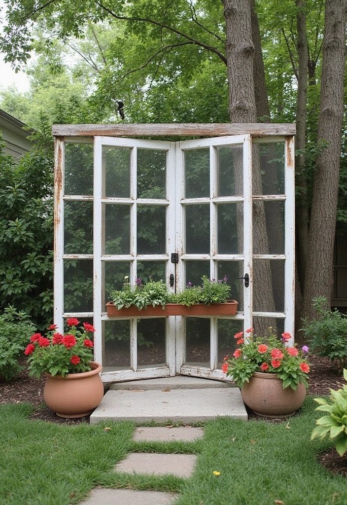 upcycled window screens outdoor privacy diy