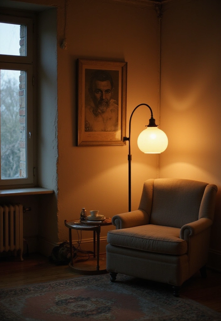 vintage lighting fixtures for cozy ambiance