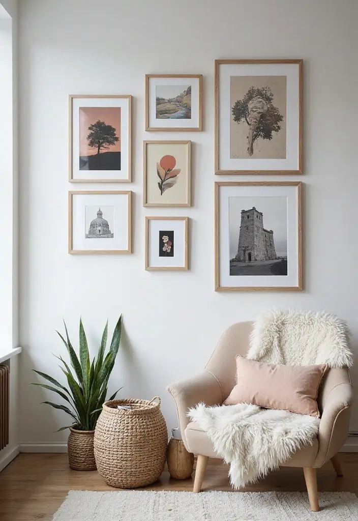 wall art prints cozy decor