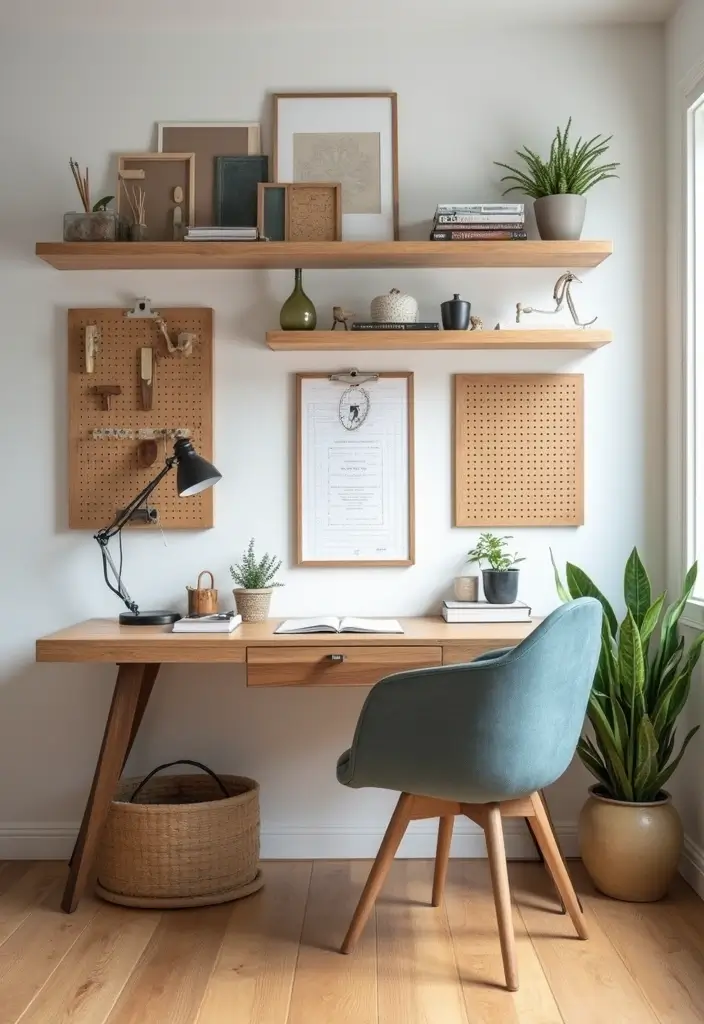 wall mounted storage stylish office organization
