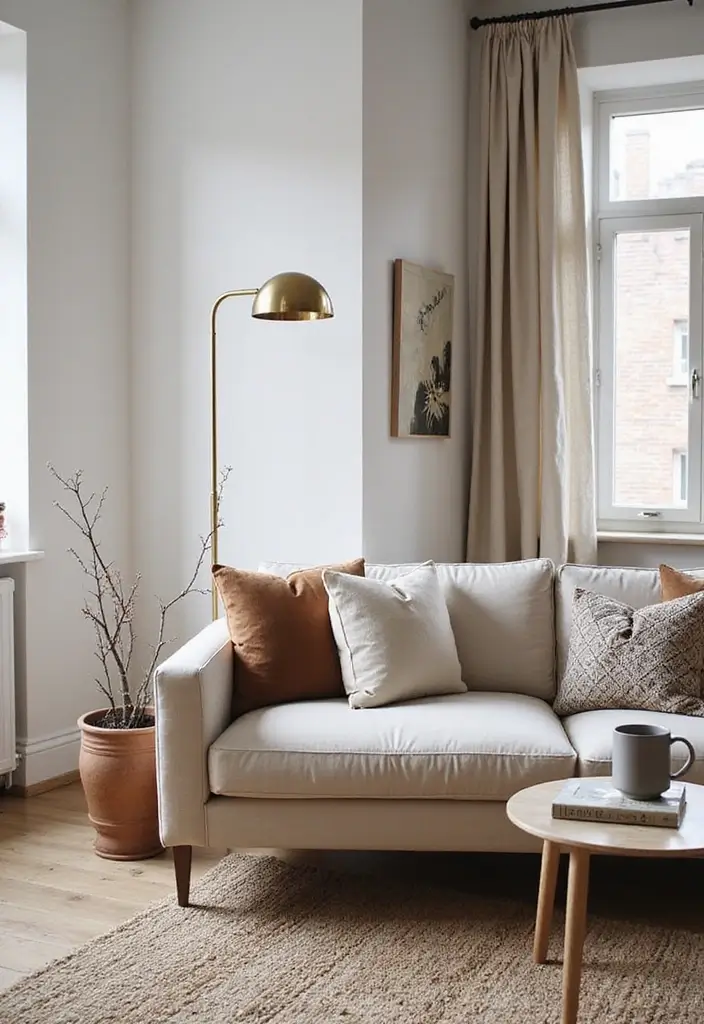 earthy textures warm scandinavian decor