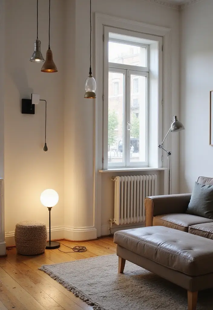 warm simple lighting cozy interior