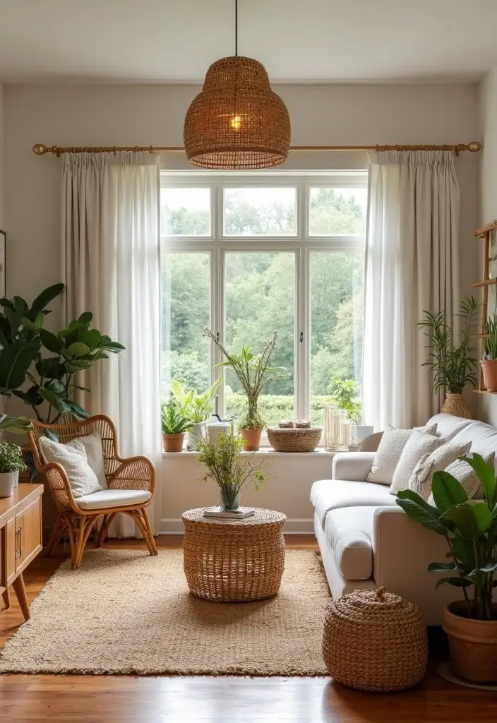 woven textures coastal decor styling