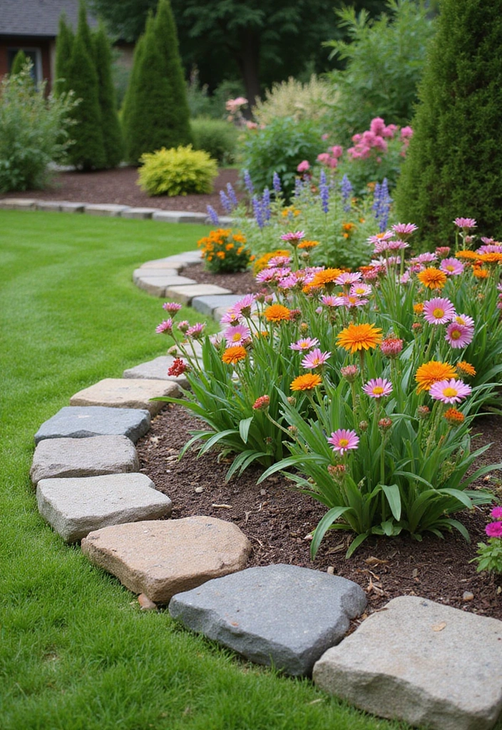 charming garden borders for flower beds