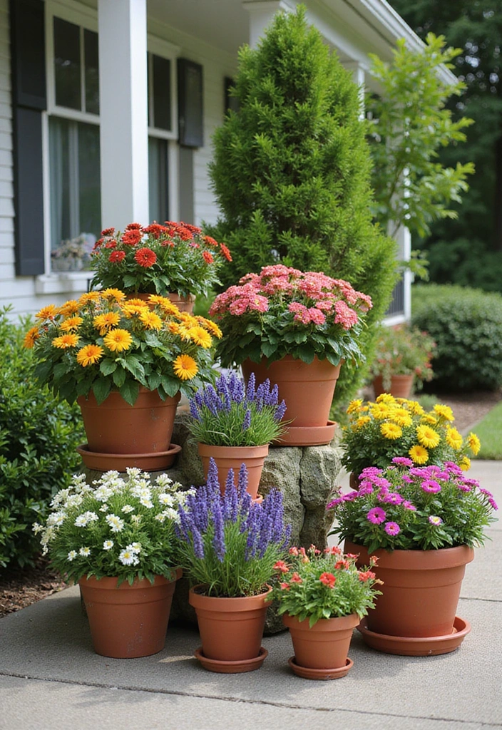 container gardening ideas for patios and yards