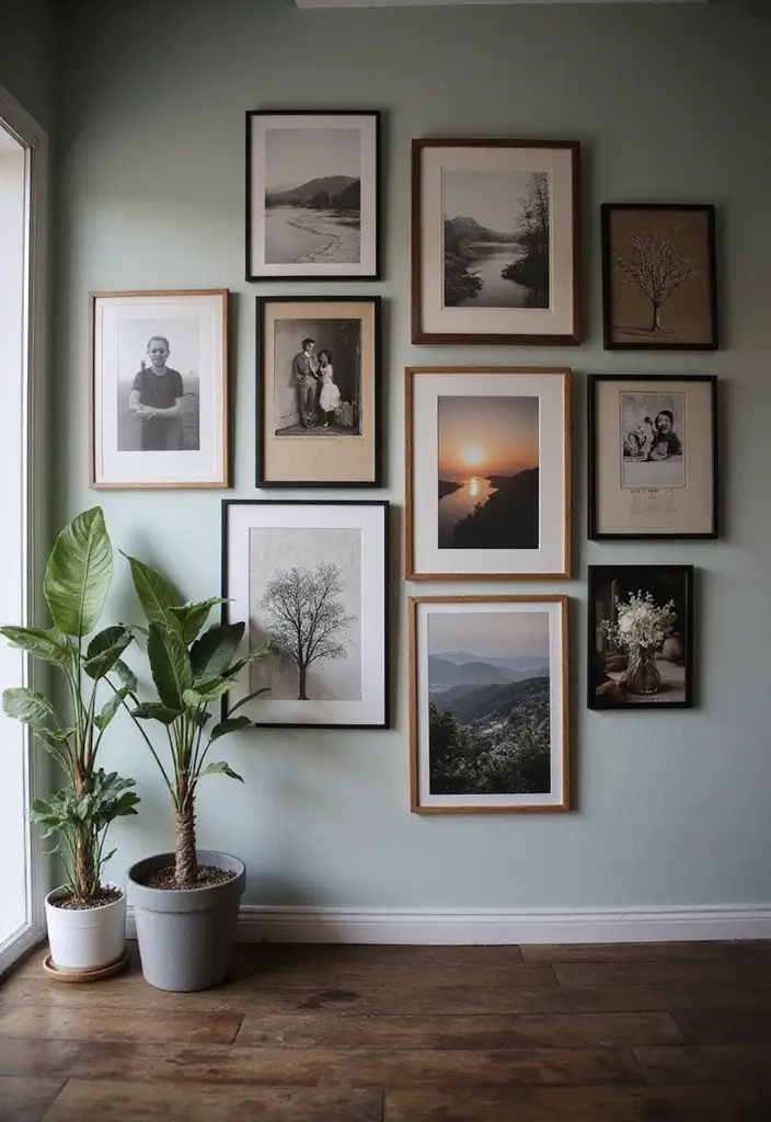 meaningful wall art enhancing romantic apartment aesthetic