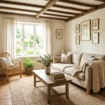 Country Cottage Living Room Decor_23